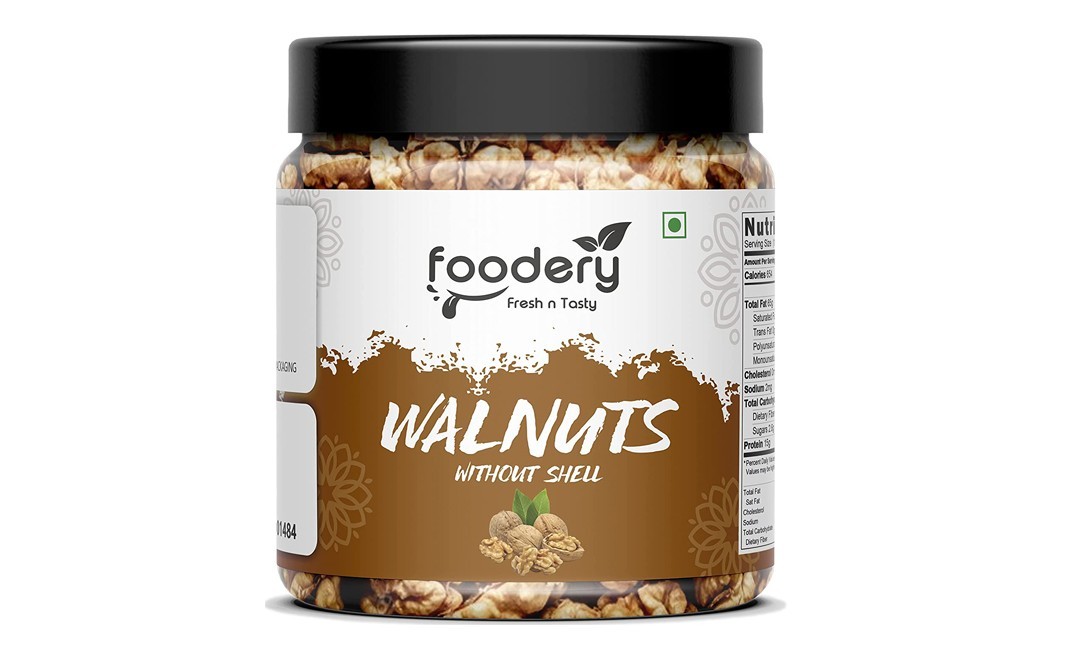 Foodery Walnuts Without Shell    Plastic Jar  200 grams